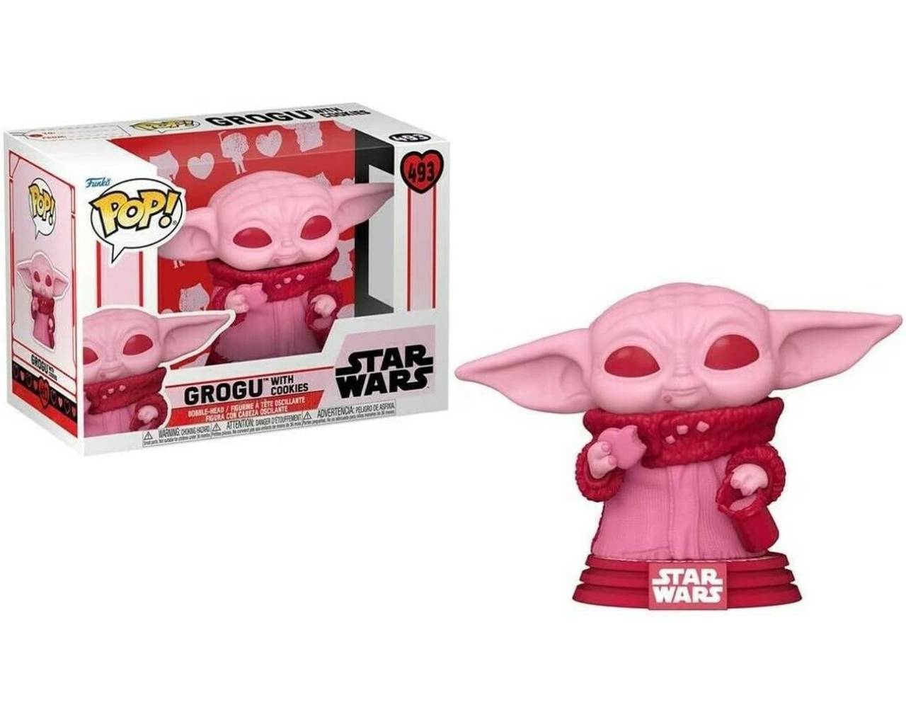 Grogu with cookies [Baby Yoda] - Star Wars: edición San Valentín Pop! Vinyl