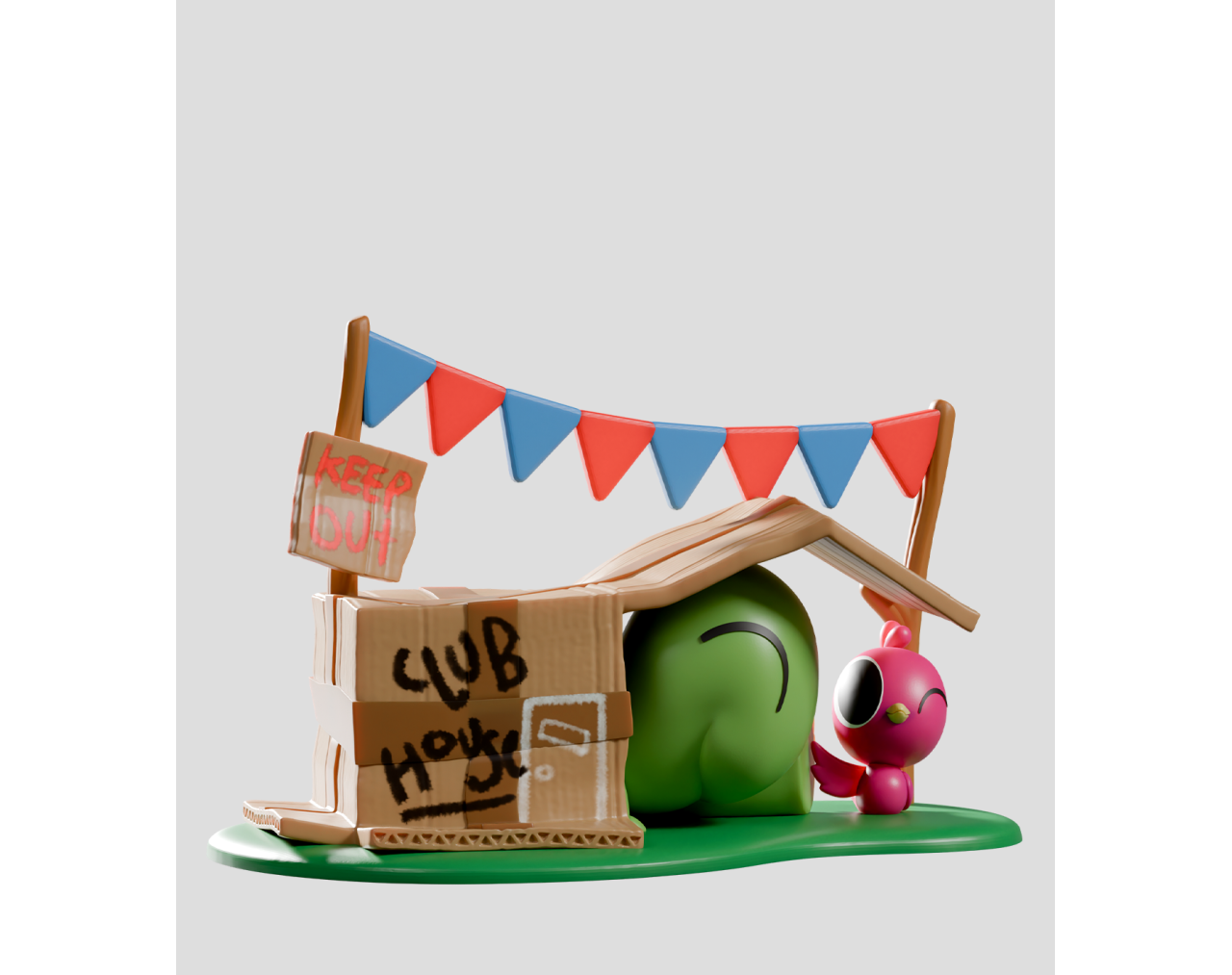 Box Turtle & Bird Blind Box (Cajita sorpresa) - Kaleidos Creative