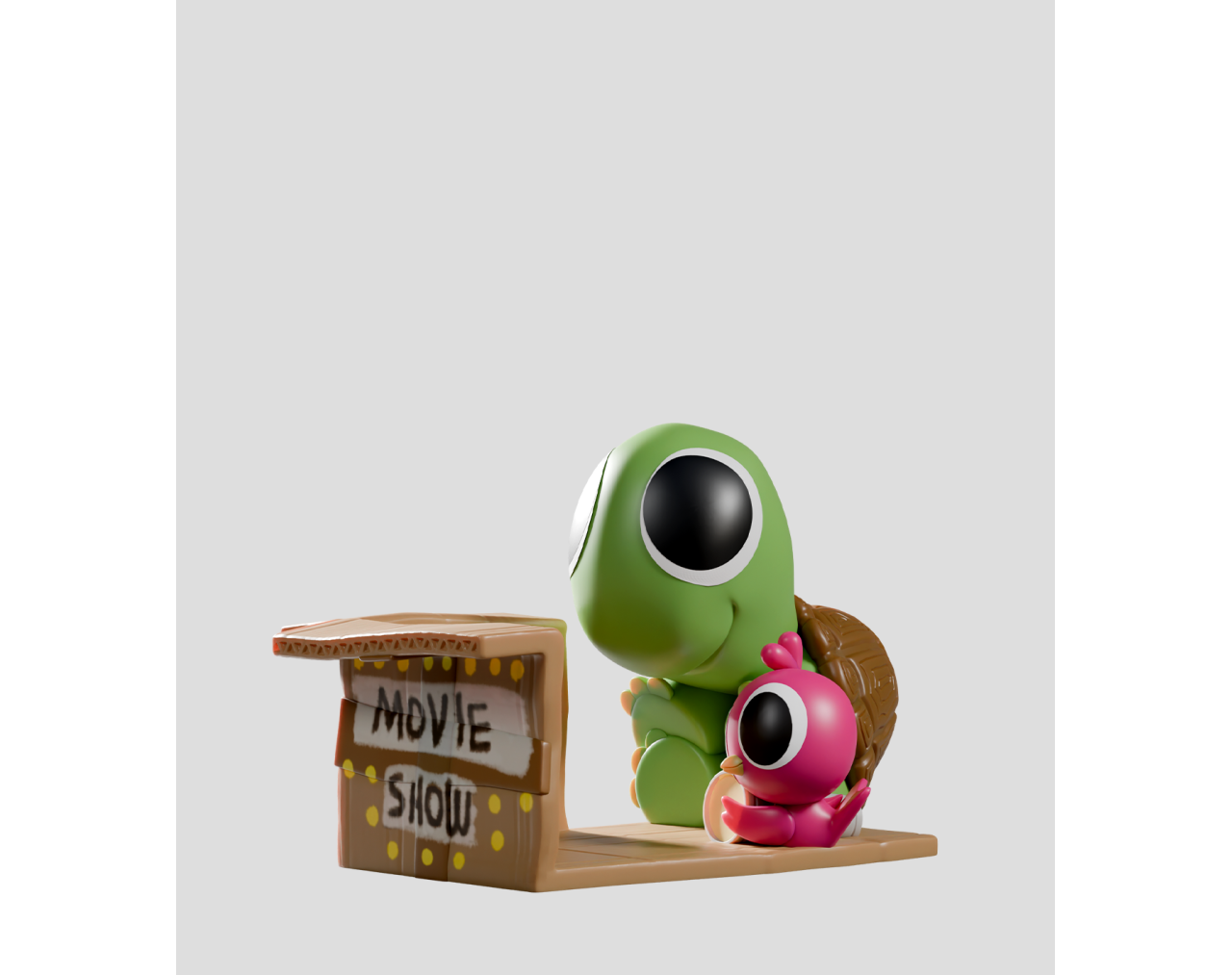 Box Turtle & Bird Blind Box (Cajita sorpresa) - Kaleidos Creative