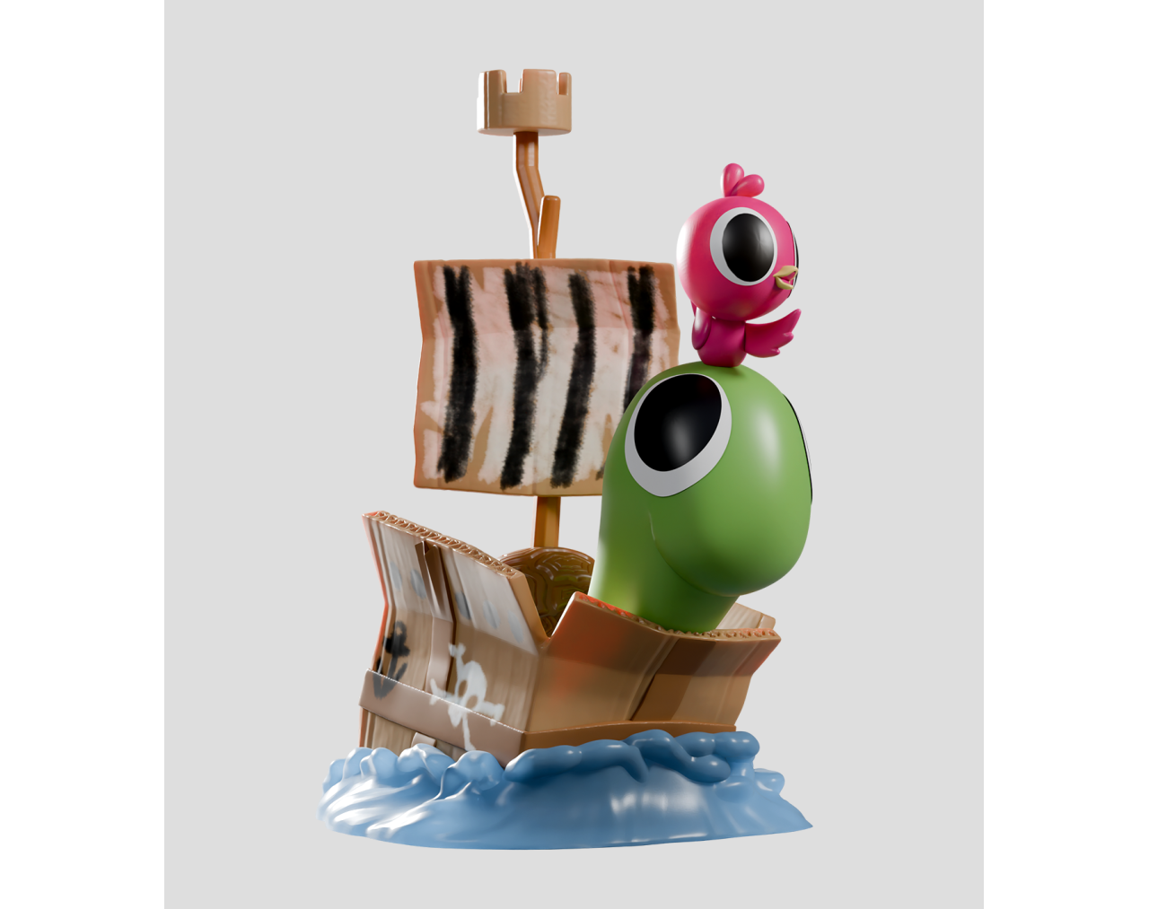 Box Turtle & Bird Blind Box (Cajita sorpresa) - Kaleidos Creative