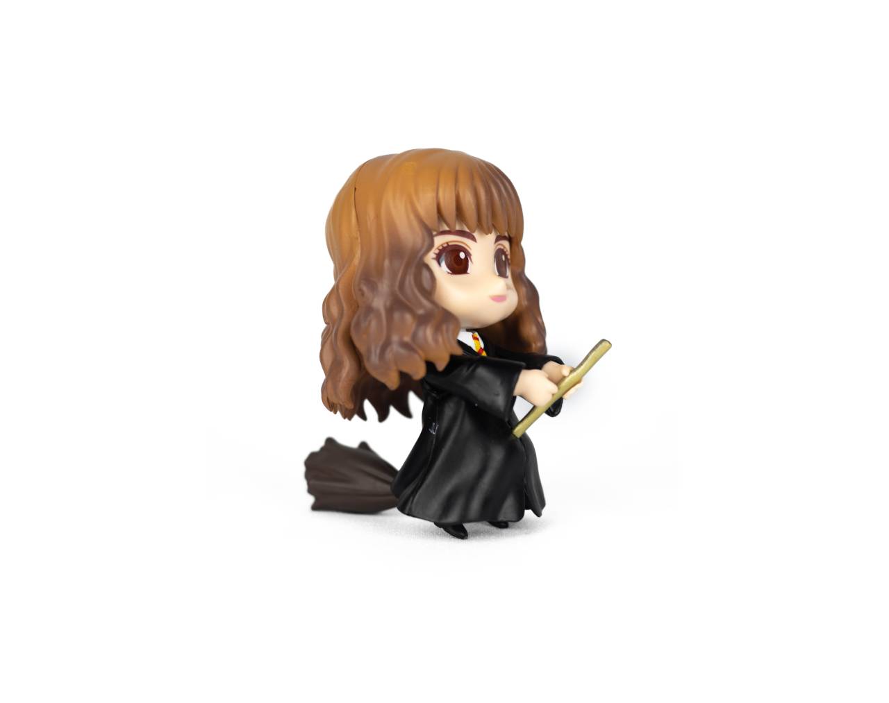 SET DE 6 FIGURAS DE HARRY POTTER: Harry, Hermione, Ron, volando con sus escobas