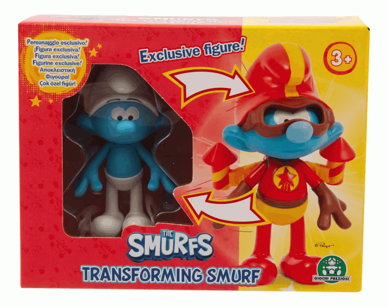 Pitufo Ansioso Transformable the Smurfs - Set de juego