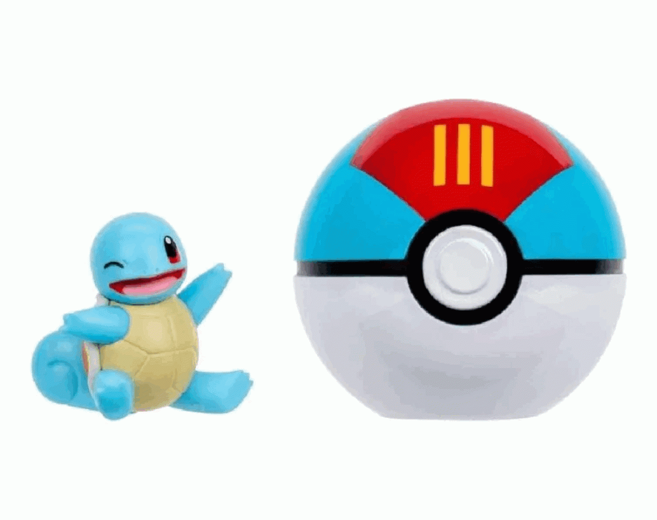 Pokémon Clip 'N' Go: Squirtle & Lure Ball - Jazwares