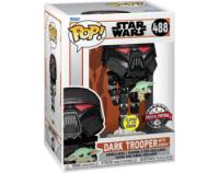 Dark Trooper with Grogu glows in the dark - Star Wars Pop! Vinyl